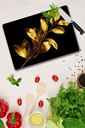 Saban Tek Buğday  Cam Kesme Tahtası - Cam Kesme Tablası | 20 Cm X 30 Cm